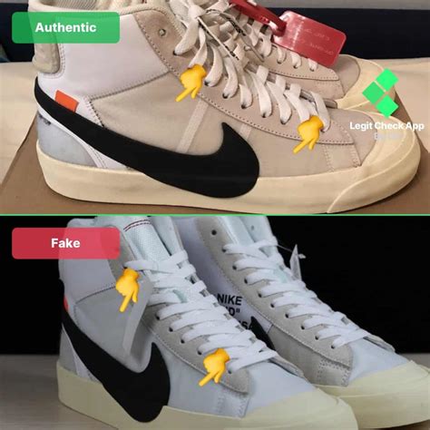 nike blazer off white ori vs fake|nike blazer off white false.